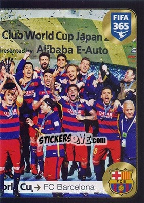 Figurina 2015 Winners (FC Barcelona) - FIFA 365: 2016-2017 - Panini