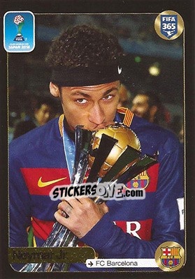 Sticker Neymar Jr. (FIFA Club World Cup) - FIFA 365: 2016-2017 n. 648 - Panini