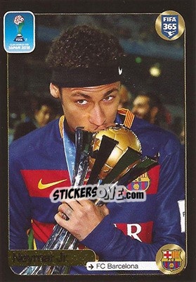 Cromo Neymar Jr. (FIFA Club World Cup) - FIFA 365: 2016-2017 - Panini