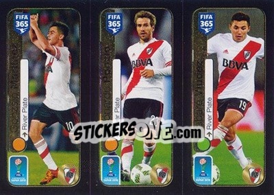 Sticker G. Martinez / Ponzio / Viudez - FIFA 365: 2016-2017 - Panini