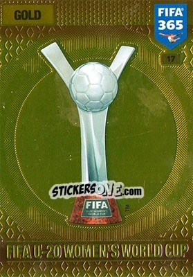 Sticker FIFA U-20 Women's World Cup - FIFA 365: 2016-2017. Adrenalyn XL n. 17 - Panini
