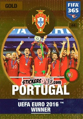 Sticker Portugal - FIFA 365: 2016-2017. Adrenalyn XL n. 44 - Panini