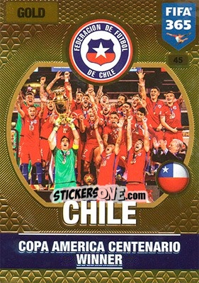 Figurina Chile - FIFA 365: 2016-2017. Adrenalyn XL - Panini