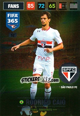 Sticker Rodrigo Caio - FIFA 365: 2016-2017. Adrenalyn XL - Panini