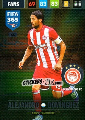 Sticker Alejandro Dominguez - FIFA 365: 2016-2017. Adrenalyn XL - Panini