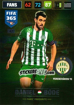 Sticker Dániel Böde - FIFA 365: 2016-2017. Adrenalyn XL - Panini