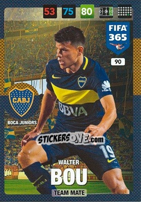 Sticker Walter Bou - FIFA 365: 2016-2017. Adrenalyn XL - Panini
