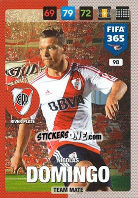 Sticker Nicolás Domingo - FIFA 365: 2016-2017. Adrenalyn XL - Panini