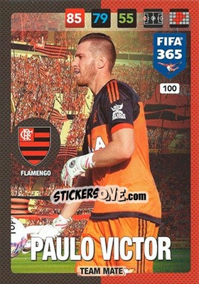 Sticker Paulo Victor - FIFA 365: 2016-2017. Adrenalyn XL - Panini