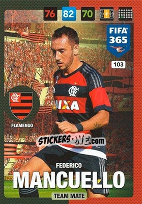 Sticker Federico Mancuello - FIFA 365: 2016-2017. Adrenalyn XL - Panini