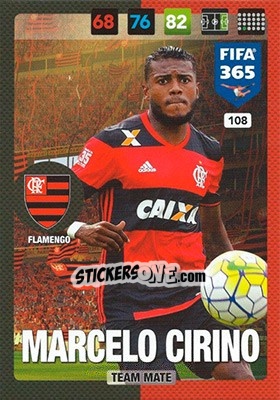 Sticker Marcelo Cirino - FIFA 365: 2016-2017. Adrenalyn XL - Panini