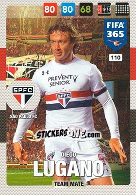 Sticker Diego Lugano - FIFA 365: 2016-2017. Adrenalyn XL n. 110 - Panini