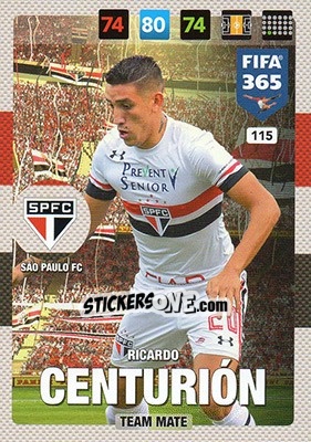 Figurina Ricardo Centurión - FIFA 365: 2016-2017. Adrenalyn XL - Panini