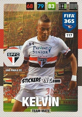 Figurina Kelvin - FIFA 365: 2016-2017. Adrenalyn XL - Panini