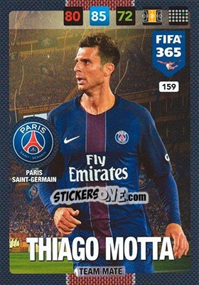 Sticker Thiago Motta - FIFA 365: 2016-2017. Adrenalyn XL - Panini