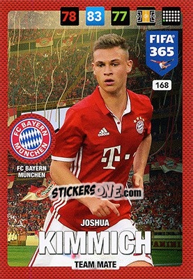 Figurina Joshua Kimmich - FIFA 365: 2016-2017. Adrenalyn XL - Panini