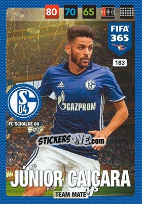 Sticker Júnior Caiçara - FIFA 365: 2016-2017. Adrenalyn XL n. 183 - Panini