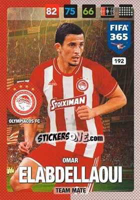 Figurina Omar Elabdellaoui - FIFA 365: 2016-2017. Adrenalyn XL - Panini