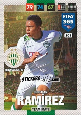 Sticker Cristian Ramirez - FIFA 365: 2016-2017. Adrenalyn XL - Panini