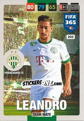 Sticker Leandro - FIFA 365: 2016-2017. Adrenalyn XL - Panini
