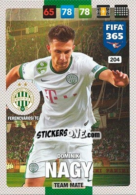 Sticker Dominik Nagy - FIFA 365: 2016-2017. Adrenalyn XL - Panini