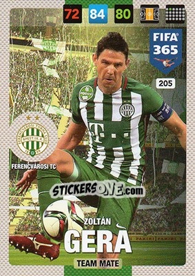 Sticker Zoltán Gera - FIFA 365: 2016-2017. Adrenalyn XL - Panini