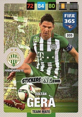 Cromo Zoltán Gera - FIFA 365: 2016-2017. Adrenalyn XL - Panini