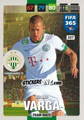 Cromo Roland Varga - FIFA 365: 2016-2017. Adrenalyn XL - Panini