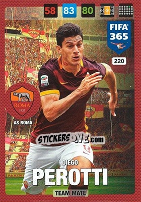 Sticker Diego Perotti - FIFA 365: 2016-2017. Adrenalyn XL - Panini