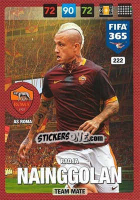 Cromo Radja Nainggolan - FIFA 365: 2016-2017. Adrenalyn XL - Panini