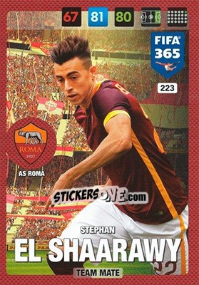 Sticker Stephan El Shaarawy - FIFA 365: 2016-2017. Adrenalyn XL n. 223 - Panini