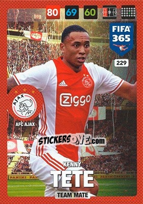 Sticker Kenny Tete - FIFA 365: 2016-2017. Adrenalyn XL - Panini