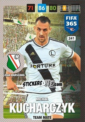 Figurina Michał Kucharczyk - FIFA 365: 2016-2017. Adrenalyn XL - Panini