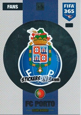 Sticker Club Badge - FIFA 365: 2016-2017. Adrenalyn XL n. 248 - Panini