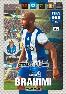 Sticker Yacine Brahimi - FIFA 365: 2016-2017. Adrenalyn XL - Panini
