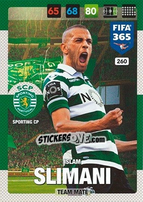Sticker Islam Slimani - FIFA 365: 2016-2017. Adrenalyn XL - Panini