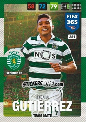 Sticker Teófilo Gutiérrez - FIFA 365: 2016-2017. Adrenalyn XL - Panini
