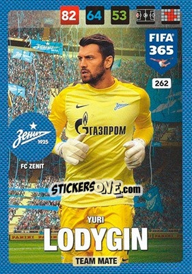 Sticker Yuri Lodygin - FIFA 365: 2016-2017. Adrenalyn XL - Panini