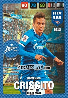 Sticker Domenico Criscito - FIFA 365: 2016-2017. Adrenalyn XL - Panini