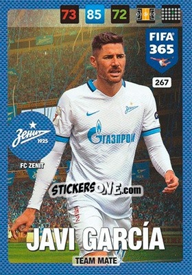 Sticker Javi Garcia - FIFA 365: 2016-2017. Adrenalyn XL - Panini