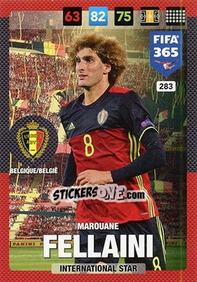 Sticker Marouane Fellaini - FIFA 365: 2016-2017. Adrenalyn XL - Panini