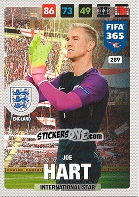 Cromo Joe Hart - FIFA 365: 2016-2017. Adrenalyn XL - Panini