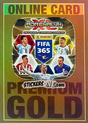 Sticker Online card - FIFA 365: 2016-2017. Adrenalyn XL - Panini