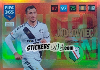 Sticker Tomasz Jodłowiec - FIFA 365: 2016-2017. Adrenalyn XL n. LE-TJ - Panini
