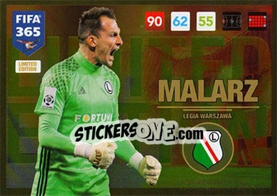 Sticker Arkadiusz Malarz - FIFA 365: 2016-2017. Adrenalyn XL - Panini