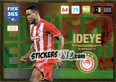 Sticker Brown Ideye - FIFA 365: 2016-2017. Adrenalyn XL - Panini
