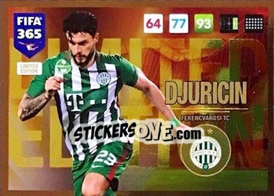 Sticker Marco Djuricin - FIFA 365: 2016-2017. Adrenalyn XL - Panini