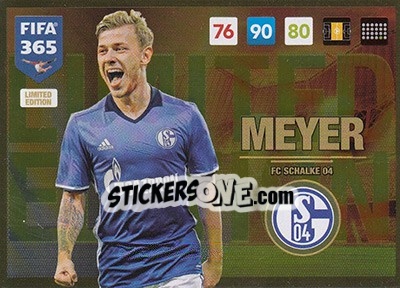 Sticker Max Meyer - FIFA 365: 2016-2017. Adrenalyn XL n. LEU-MM - Panini