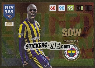 Sticker Moussa Sow - FIFA 365: 2016-2017. Adrenalyn XL - Panini