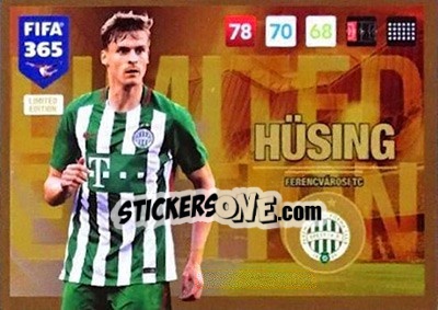 Sticker Oliver Hüsing - FIFA 365: 2016-2017. Adrenalyn XL - Panini